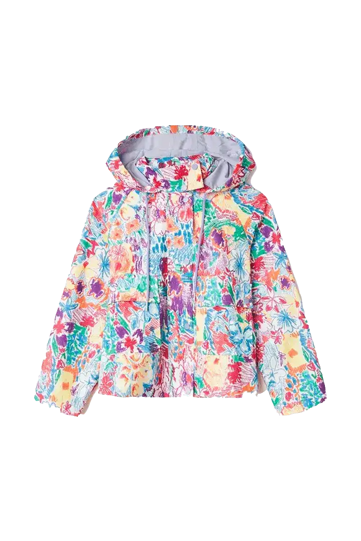 Chaqueta Oversize Flores