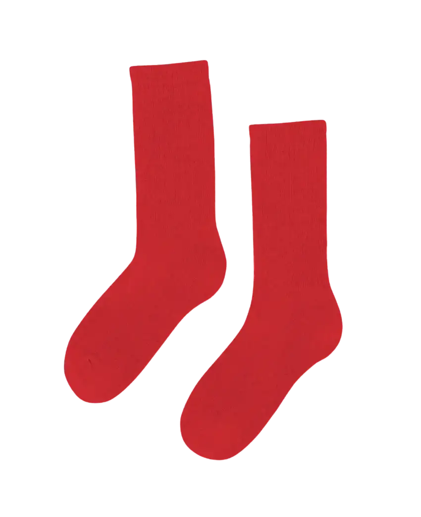 Calcetines COLORFUL STANDARD Active Orgánicos Tangerine Red