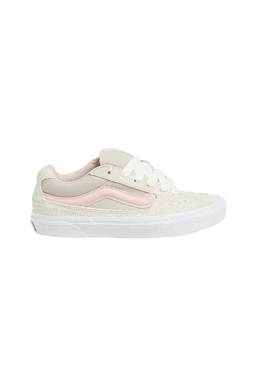Deportivos casual mujer vans caldrone beige vn0007p9o3n1