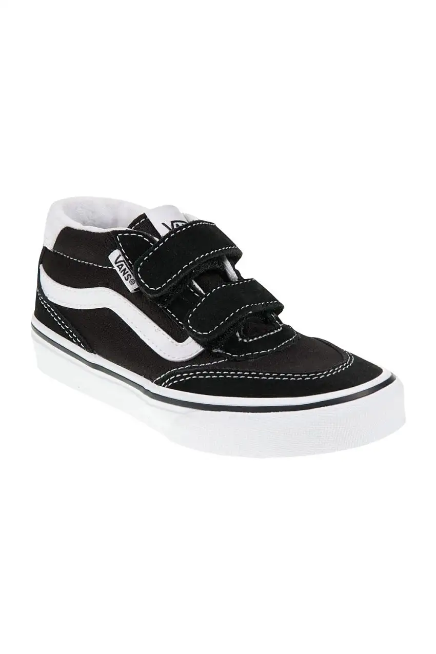 deportivos casual vans brooklyn negro-blanco VN000E9FBZW1