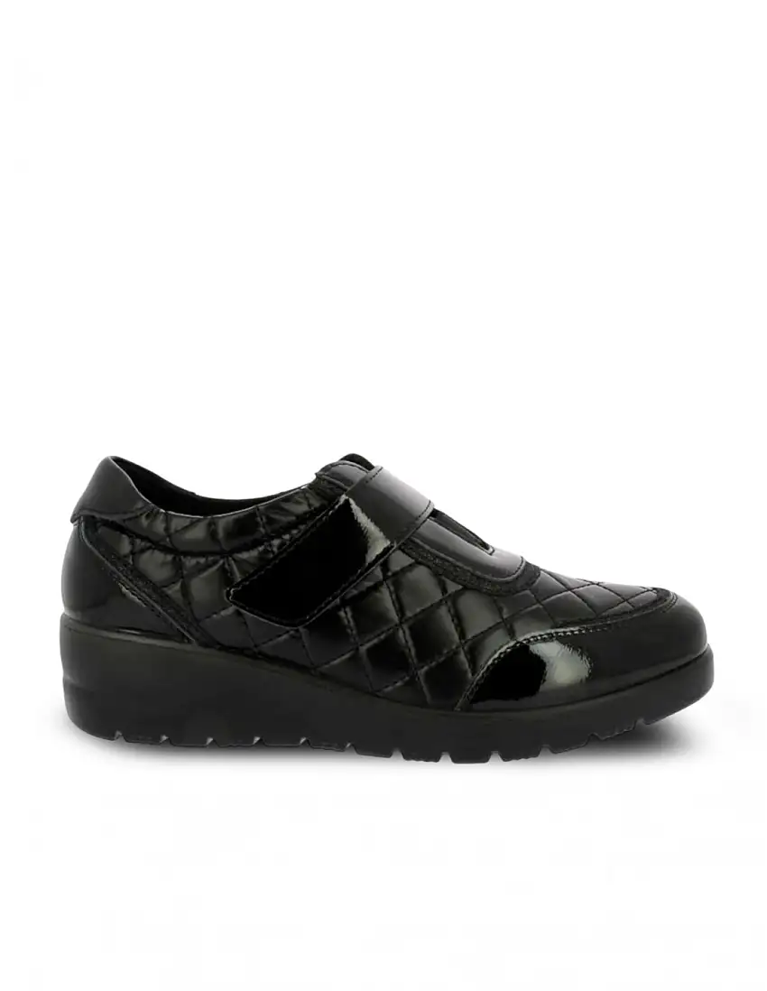 DOCTOR CUTILLAS Zapato Acolchado Velcro Negro