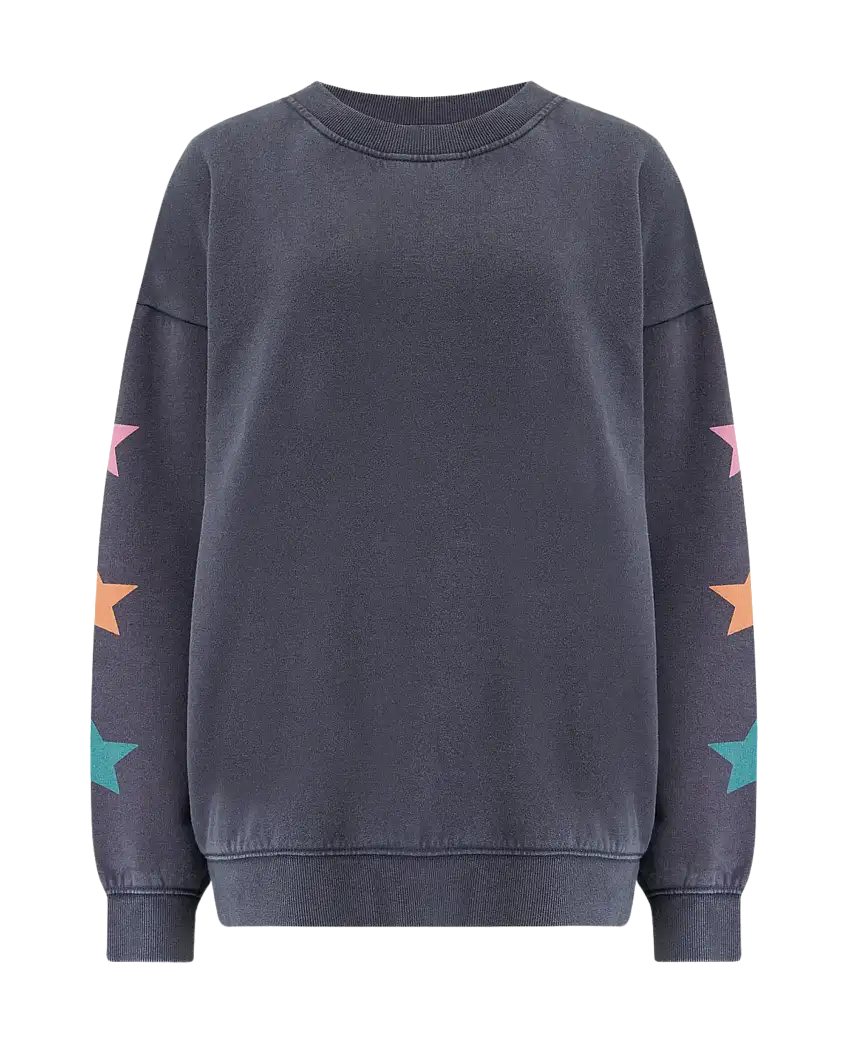 Sudadera SUGARHILL Eadie Washed Charcoal