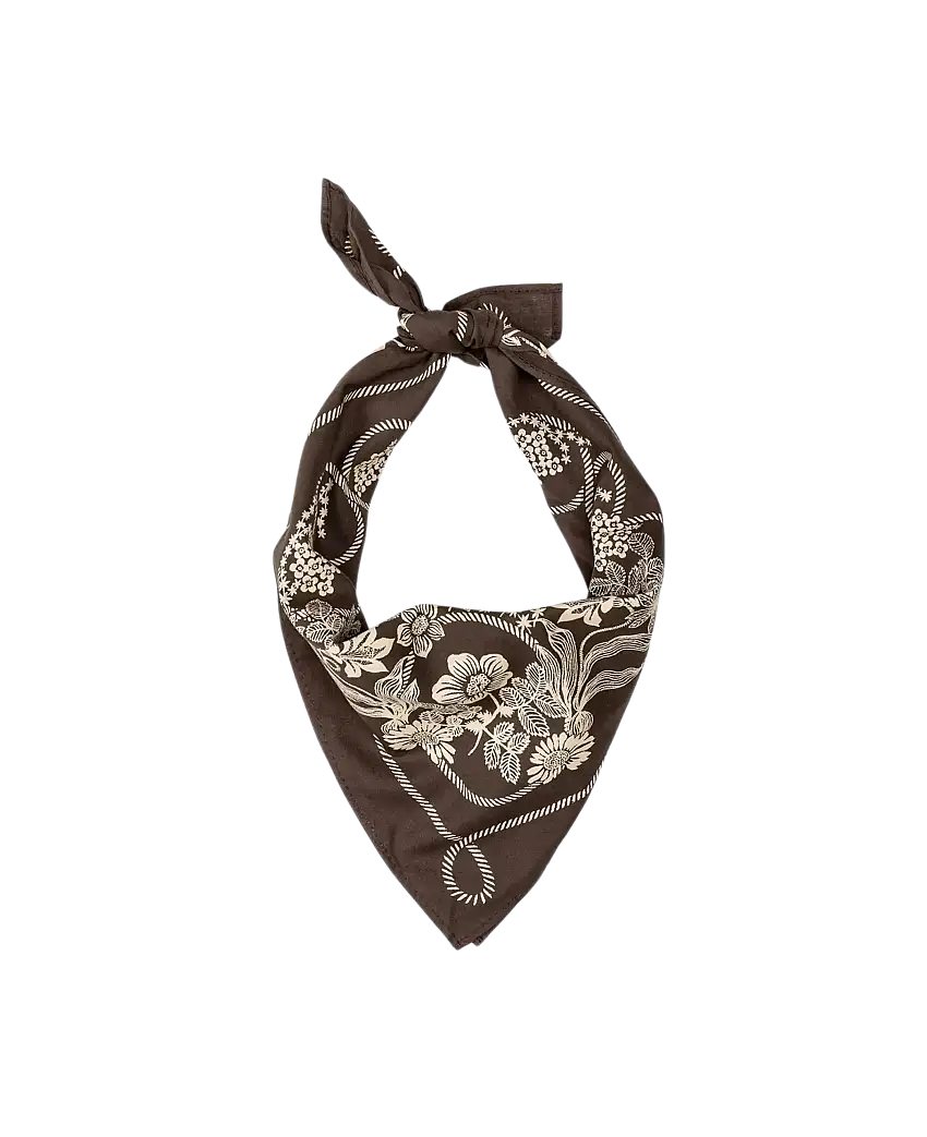 Bandana LEVI'S® Floral Rodeo Dark Brown