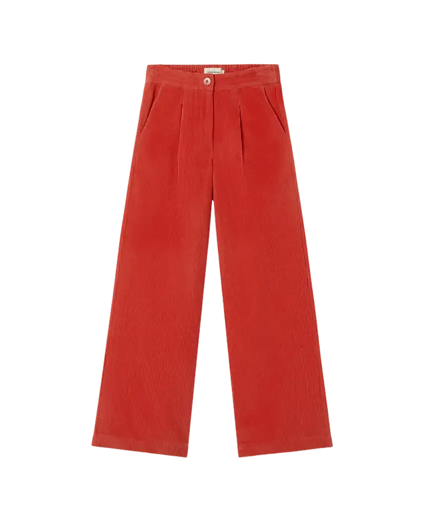 Pantalón THINKING MU Pana Goji Manolita Rojo