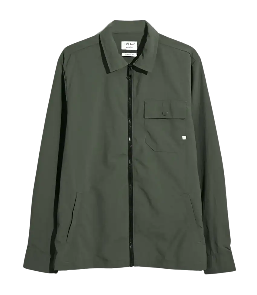 Sobrecamisa FARAH Holwick Olive Green