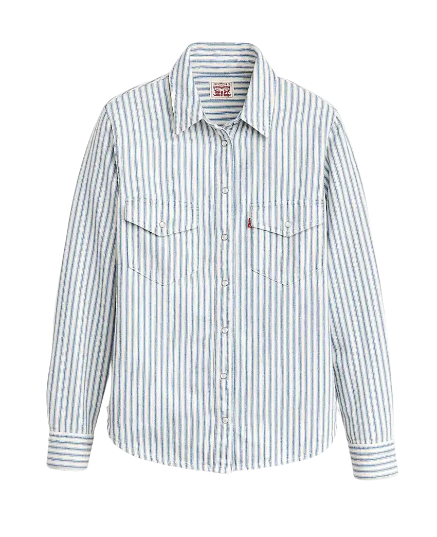 Camisa Levi's® Iconic Western Lightweight Marinas Stripe