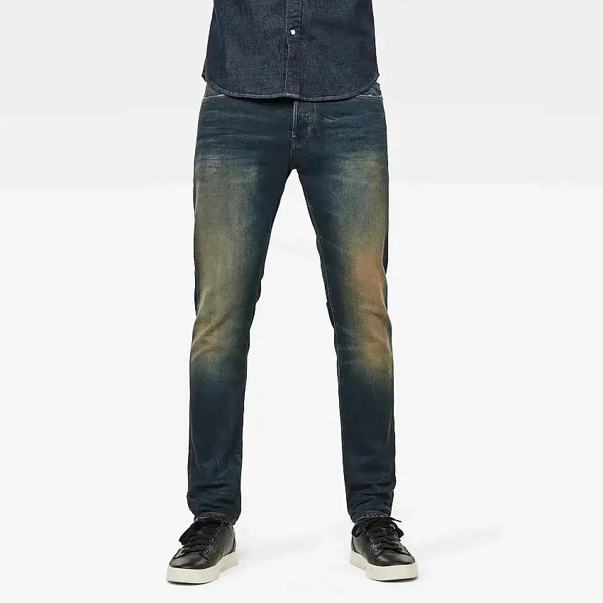 Jeans 3301 Slim Antic Blight Green