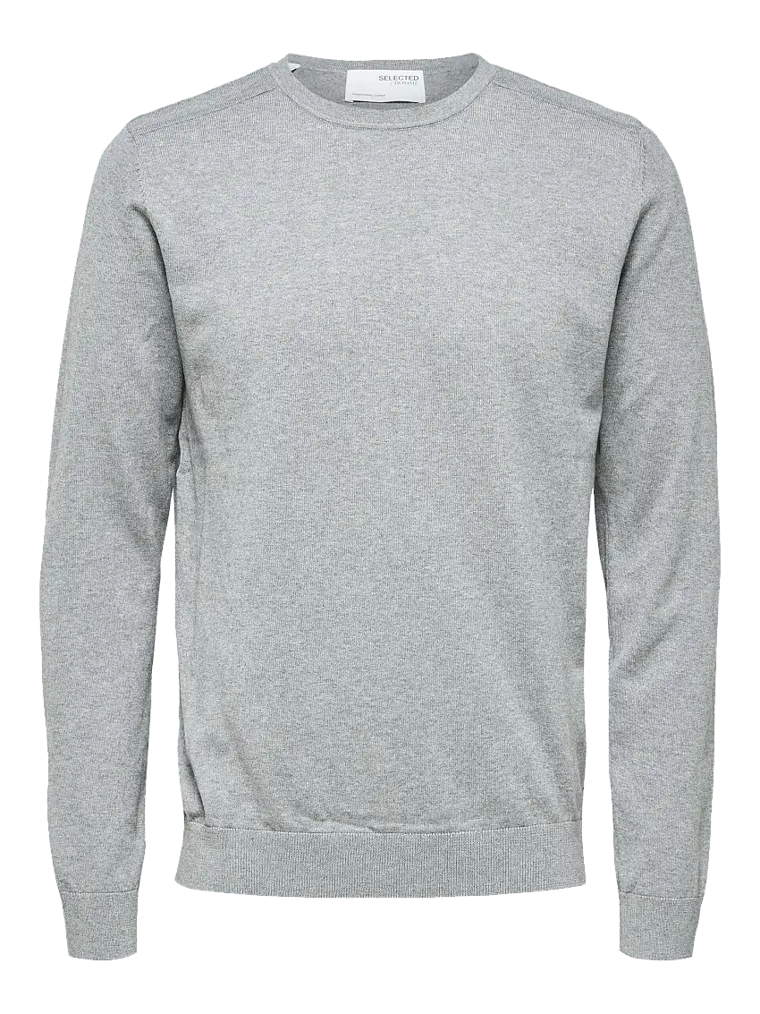 Jersey Berg Algodón Pima Medium Grey Melange