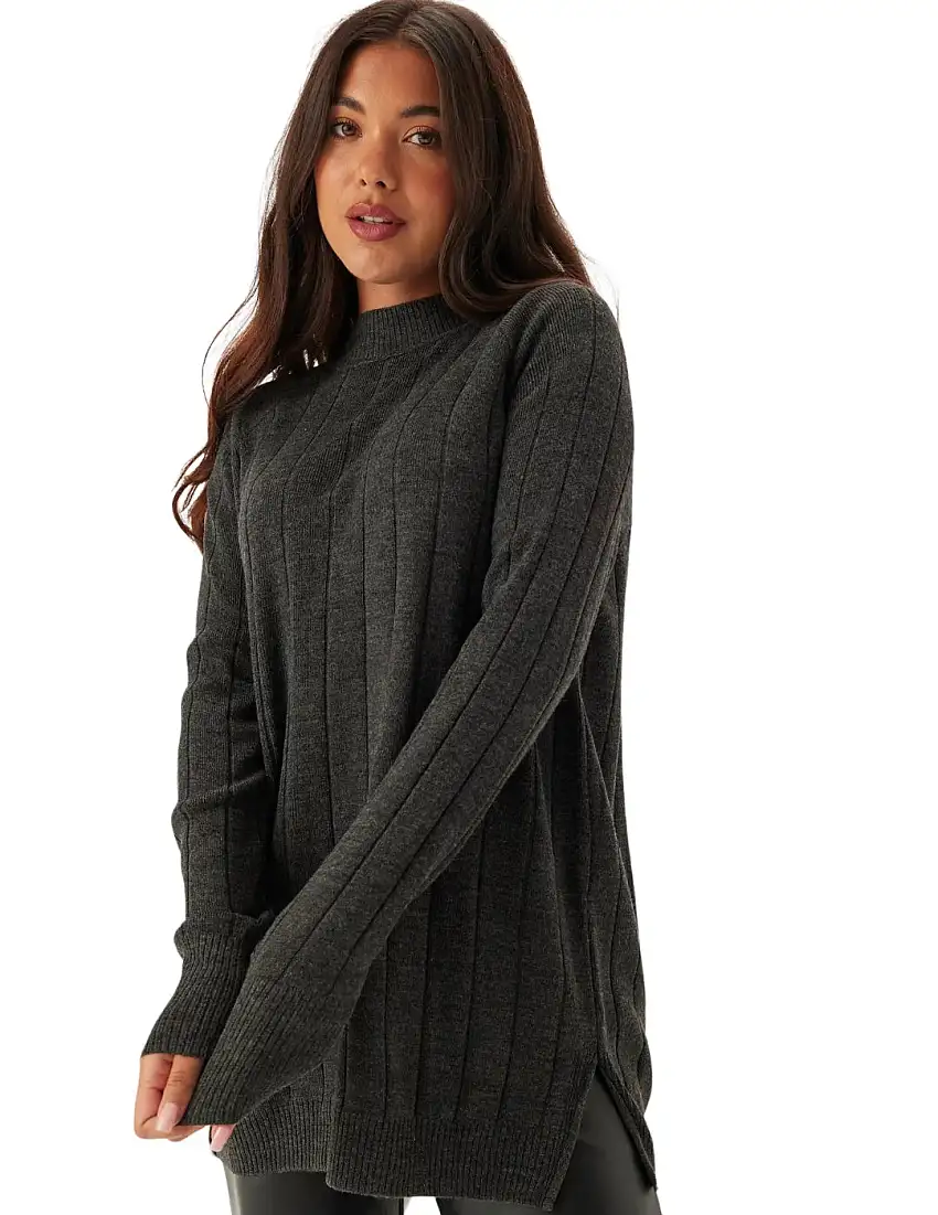 Jersey Punto Only Onltess Gris Oscuro