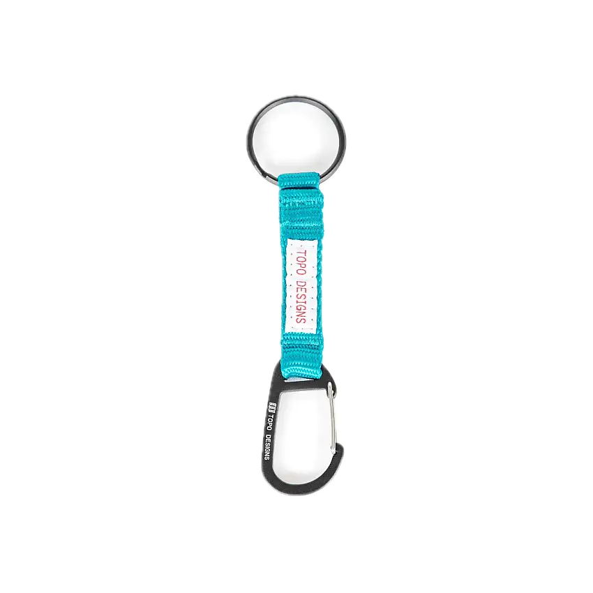 Key Clip Topo Designs Turquoise