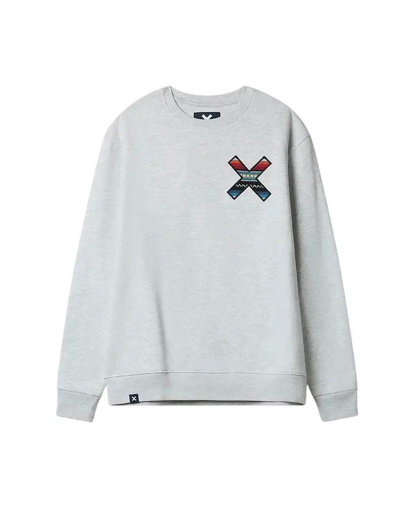 Sudadera BLUE BANANA Crew Classic Light Grey Melange