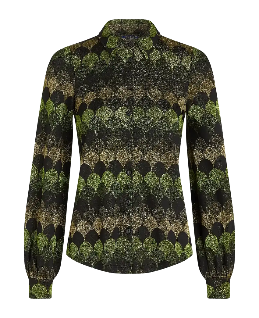 Blusa KING LOUIE Maisie Diva Olive Green
