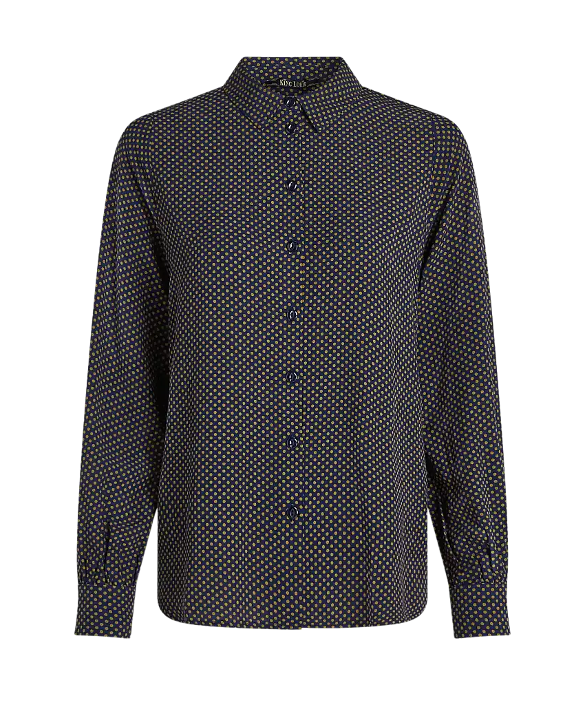 Blusa KING LOUIE Maisie Piper Evening Blue