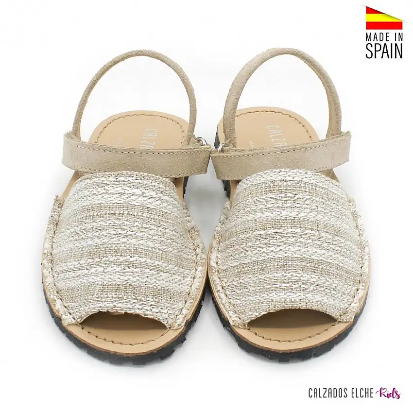 MENORQUINAS LINO MANTA BEIGE