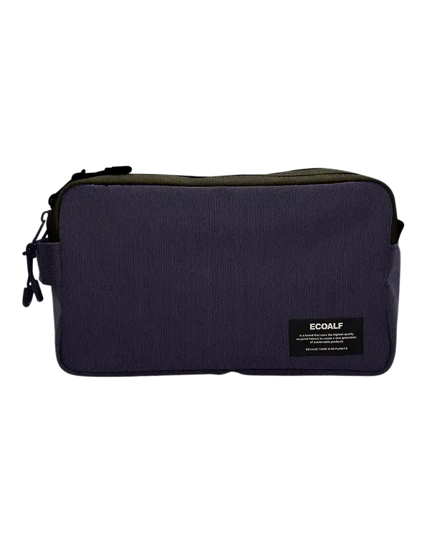 Neceser Ecoalf Double Zipper Dark Navy