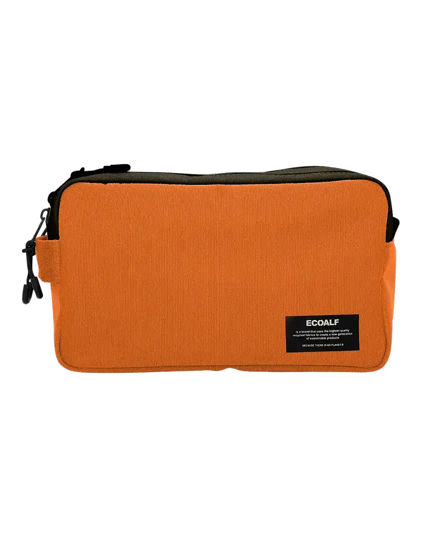 Neceser Ecoalf Double Zipper Naranja
