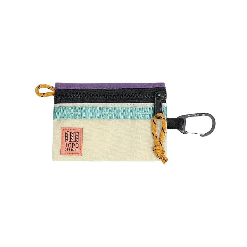 Neceser Topo Designs Mountain Micro Accesory Bag Loganberry Bone White