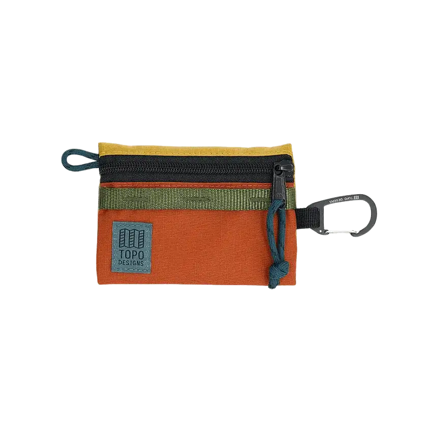 Neceser Topo Designs Mountain Micro Accesory Bag Mustard Clay