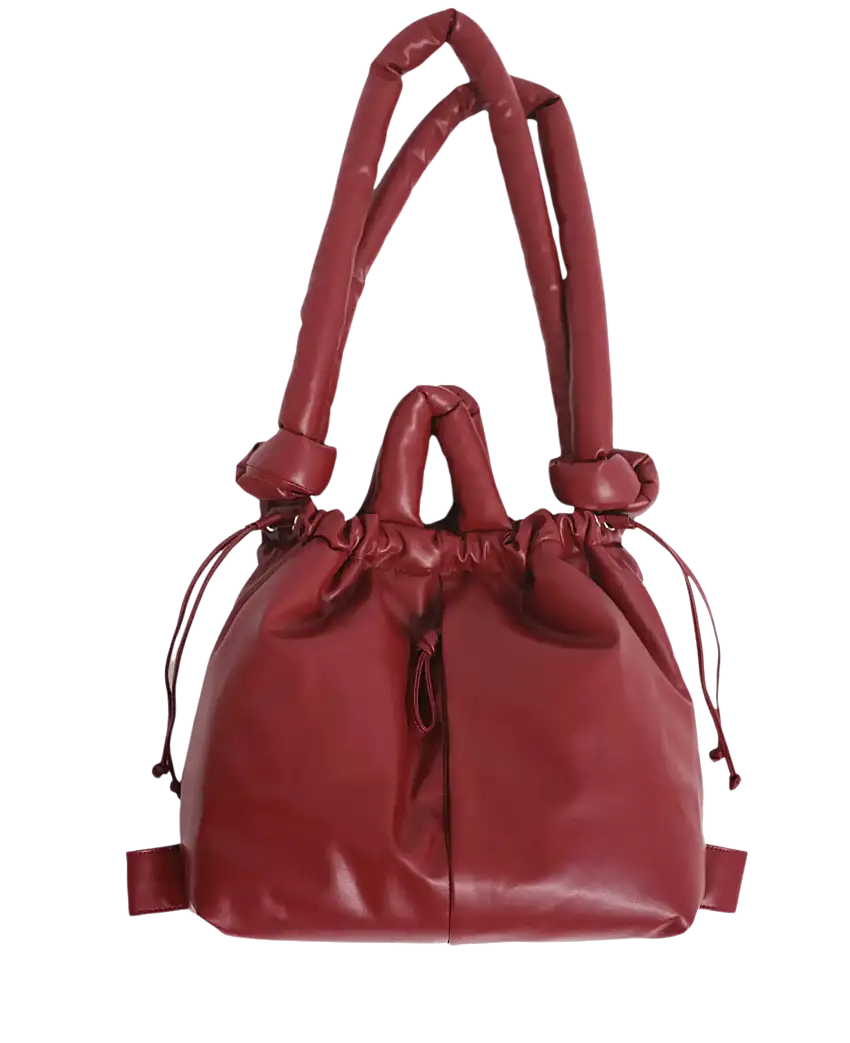 Bolso Mochila ÖLEND Ona Vegan Leather Cherry Red