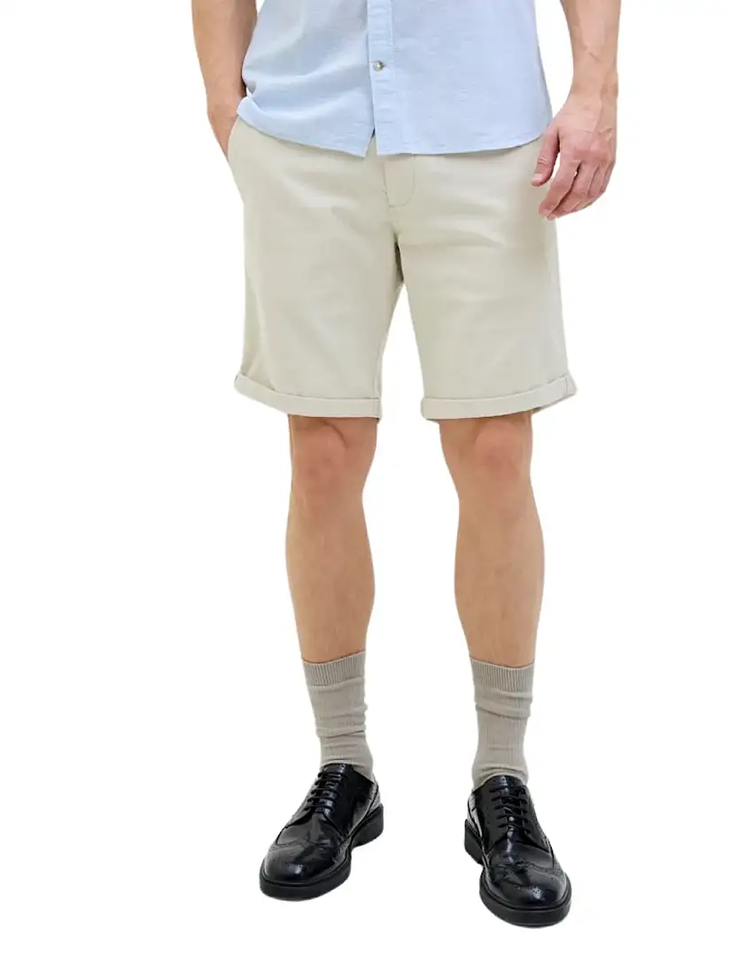 Pantalón Corto Chino Jack&Jones Fury Gris Glaciar
