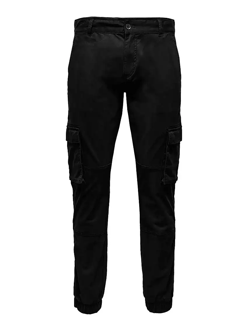 Pantalones Only&Sons Cargo Cam Black