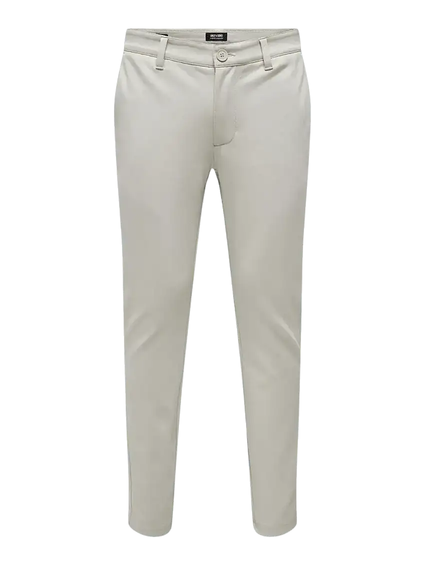 Pantalones Only&Sons Mark Tejido Jogger Beige Moonstruck