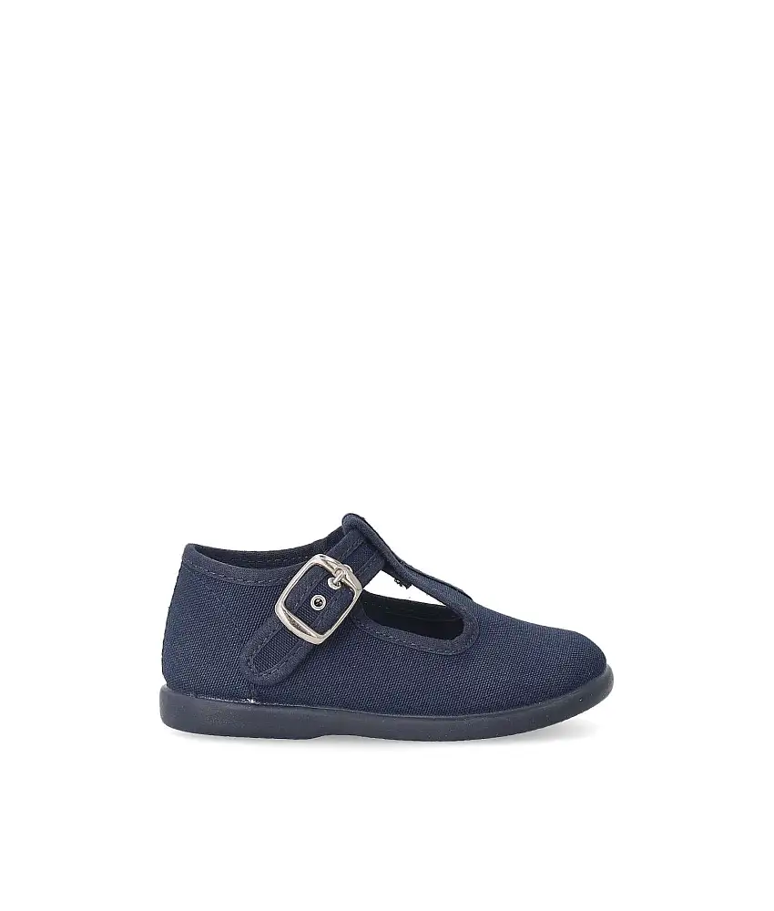 PEKES Zapato vestir pepito lona hebilla