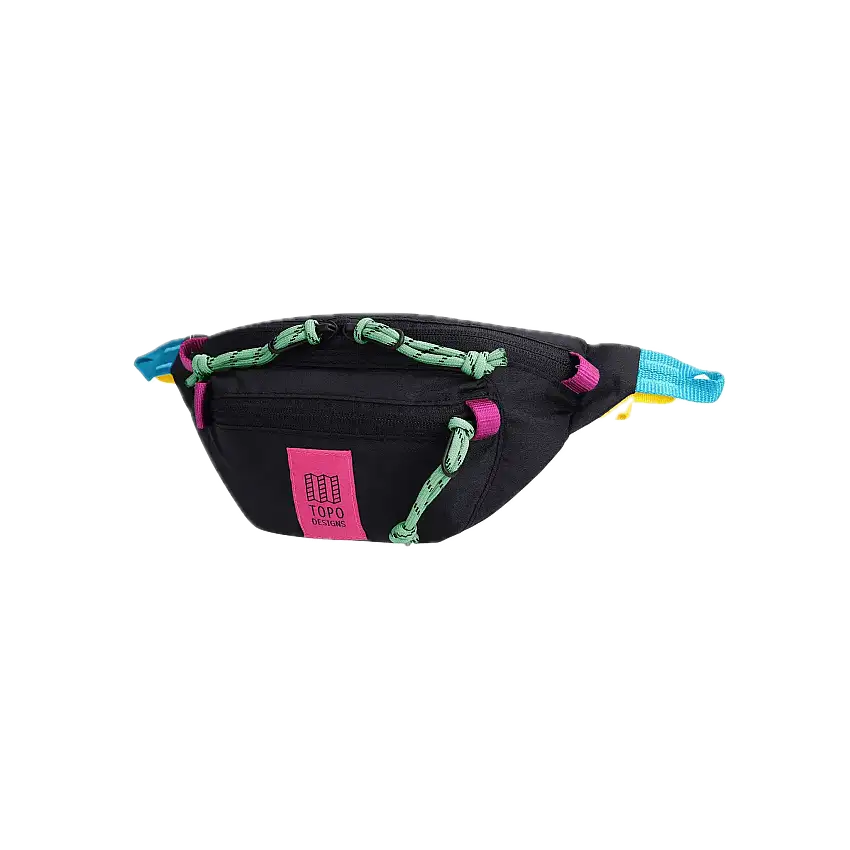 Riñonera Topo Designs Mountain Waist Black Pink