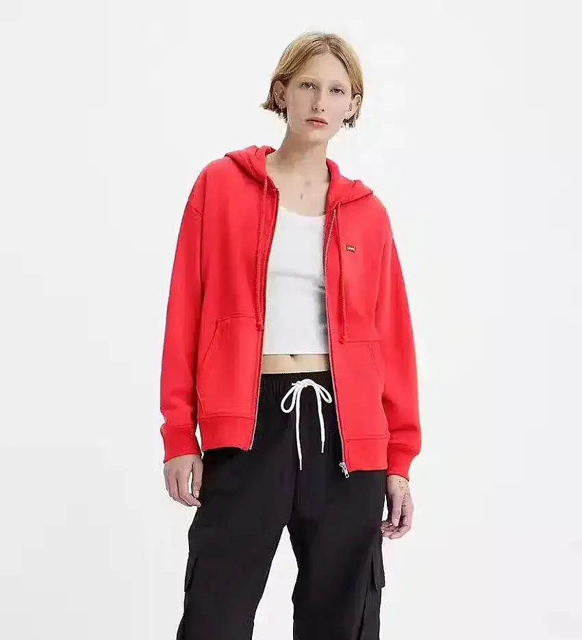Sudadera Levi’s® con Capucha Coral Red