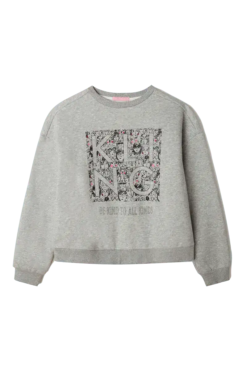 Sudadera print visage