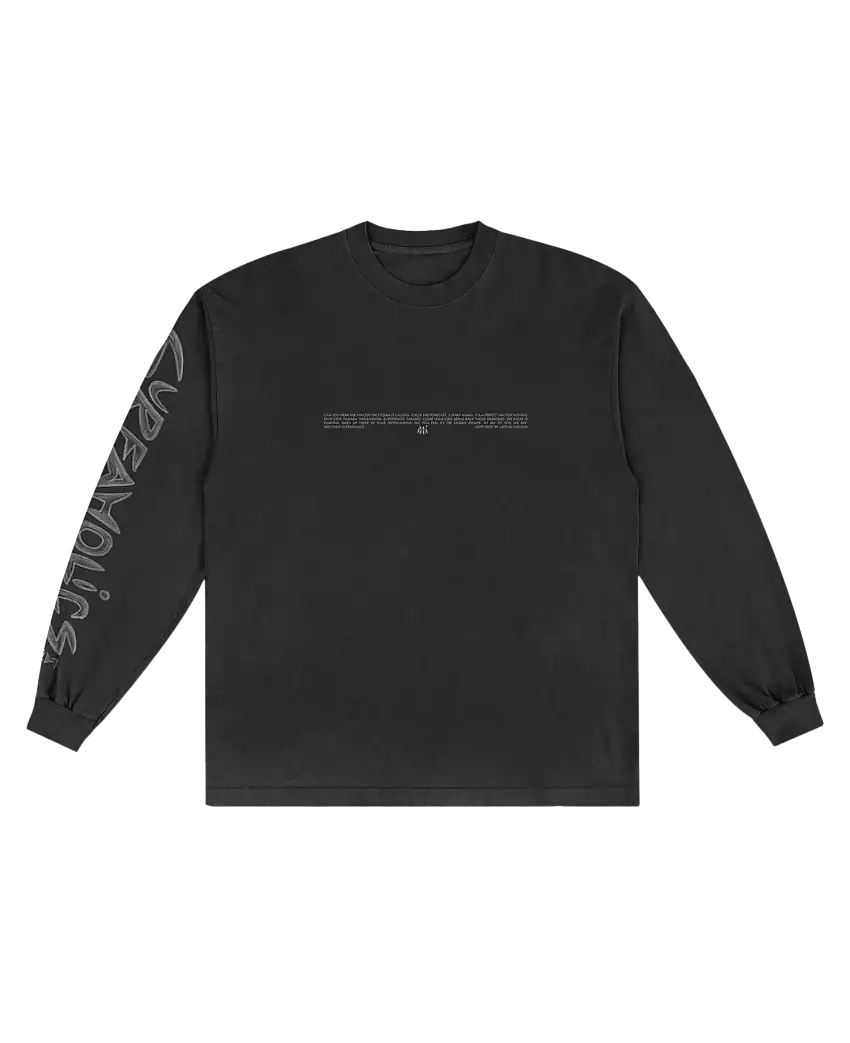 Camiseta LATITUD FUEGO Longsleeve Surfaholics Anthracite