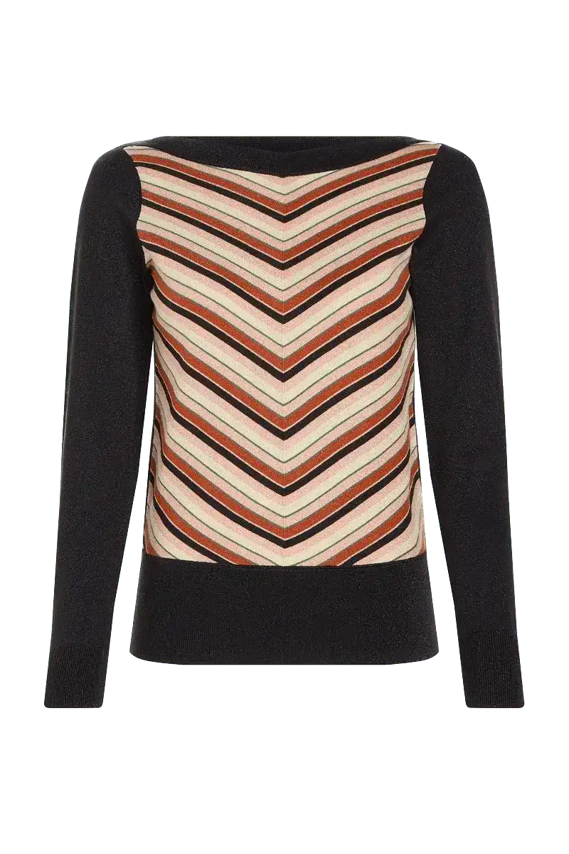 Top King Louie Ivy Lapis Stripe