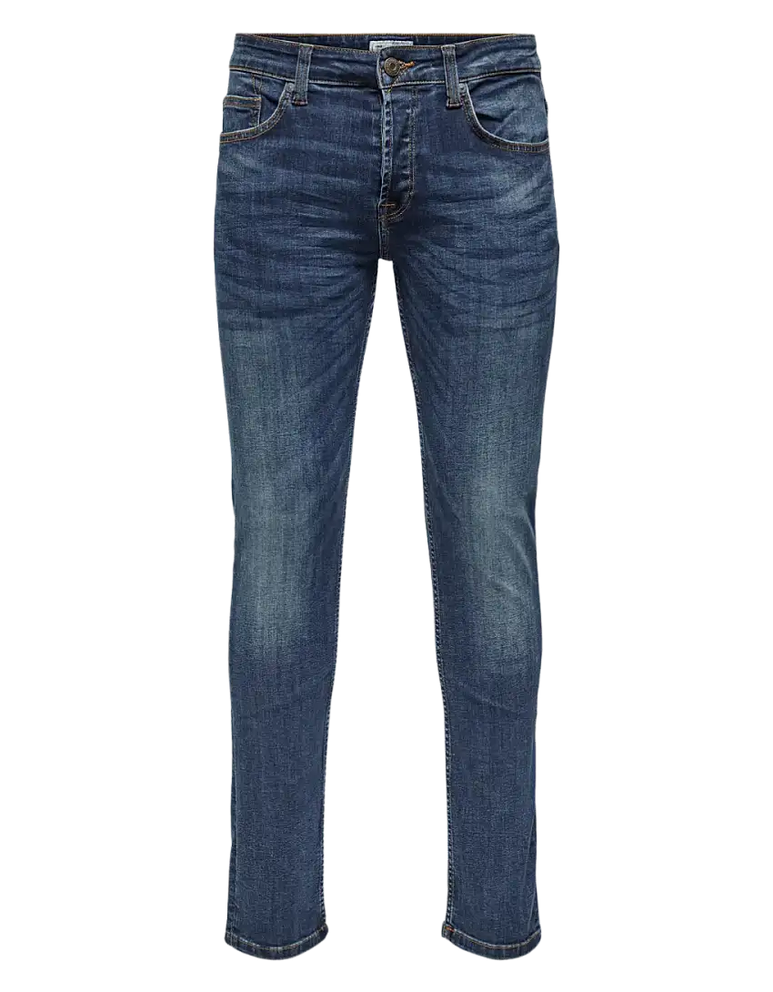Vaqueros ONLY&SONS Regular Fit Weft Med Blue