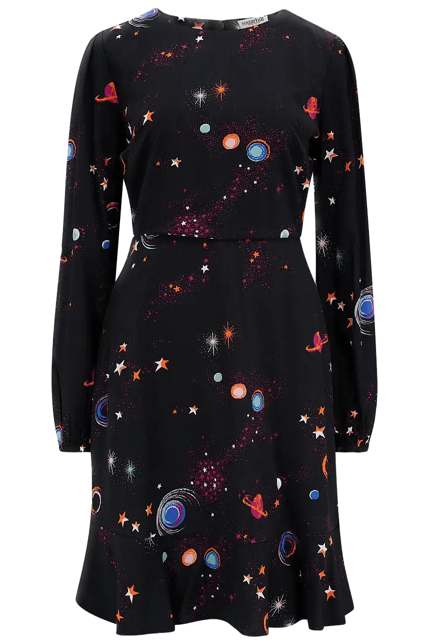 Vestido Sugarhill Juliette Black Colourful Universe