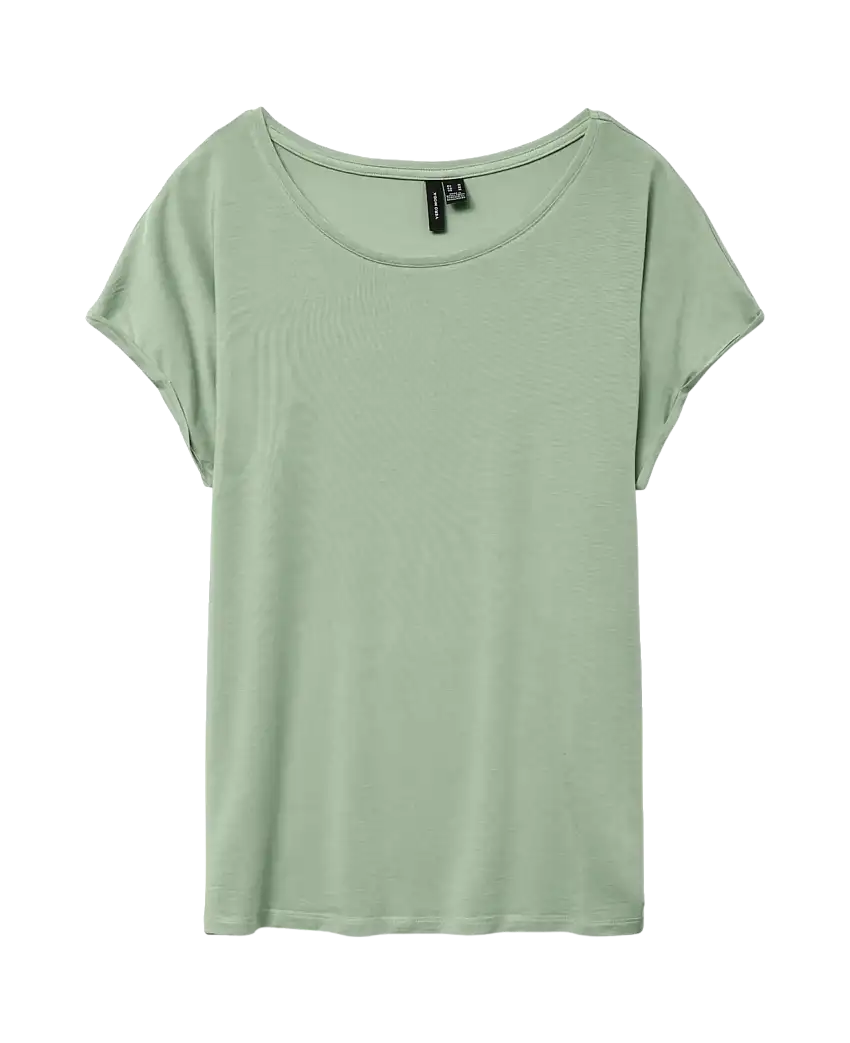 Camiseta Básica de Mujer VERO MODA AWARE Ava Smoke Green