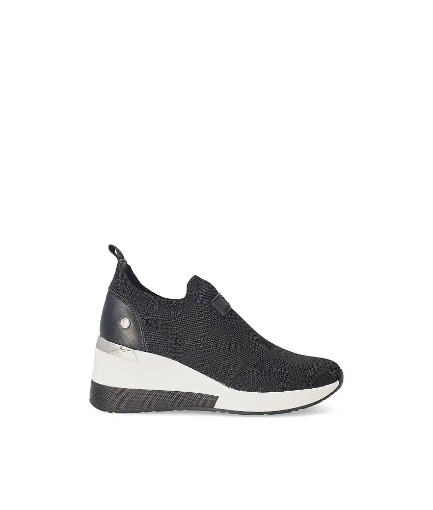 XTI Zapatilla deportiva calcetín cuña