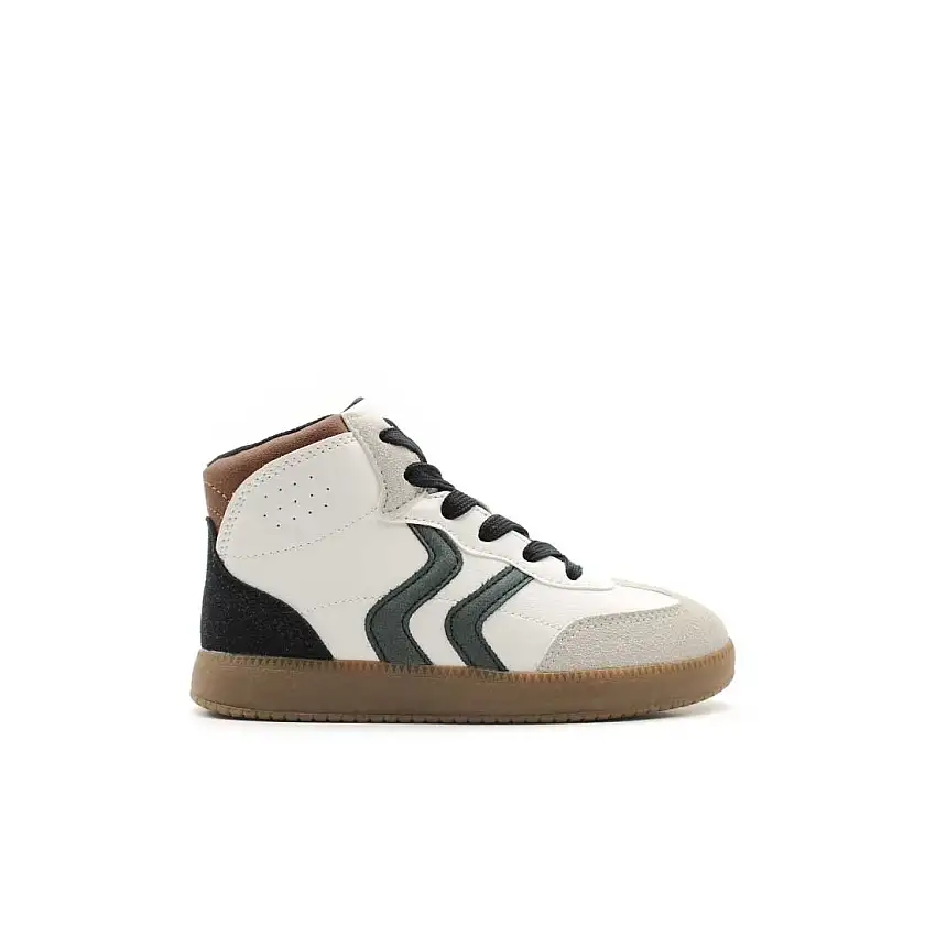 Zapatilla abotinada C1509 blanca