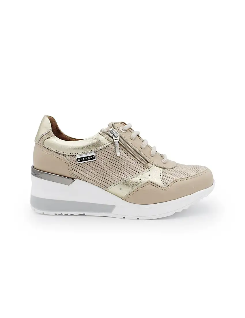 Zapatilla Baerchi SIRI39010 Mujer Ancho Especial Piel Beige