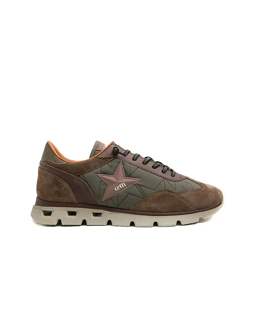 Zapatillas Cetti C-1385 Ante Sweet Kaki Hombre