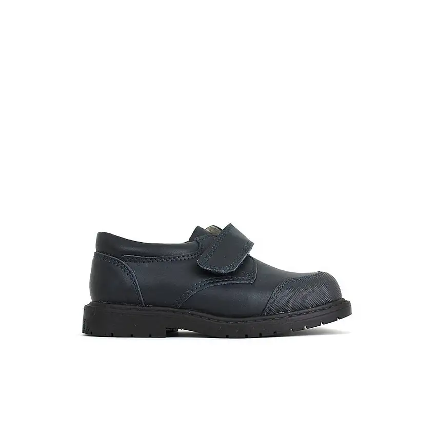 Zapato colegial niño azul marino
