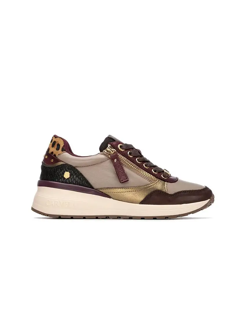 Zapato Cremallera Carmela 16244206 Burdeos Mujer