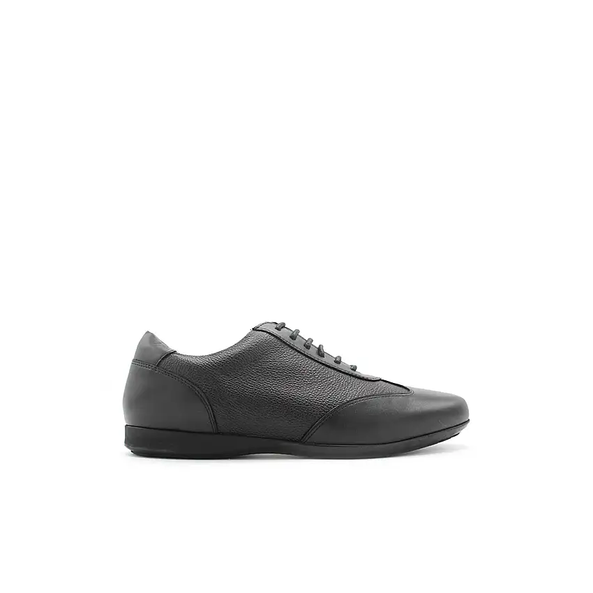 Zapato deportivo piel negro