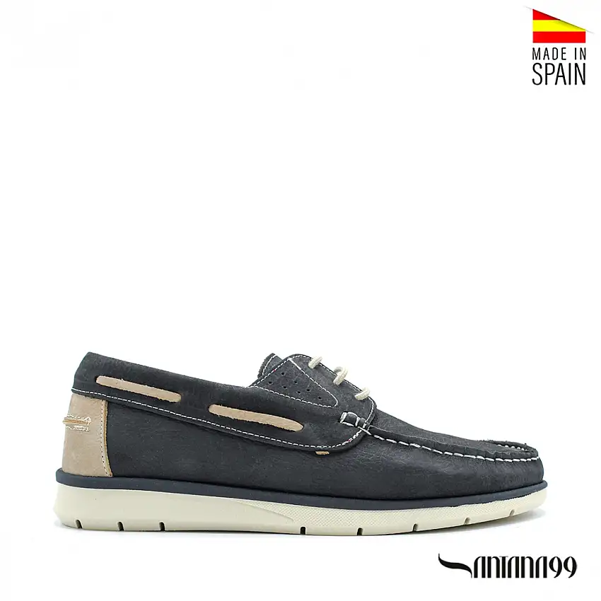 Zapato náutico 4135 azul marino