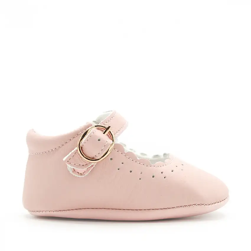 Zapato rosa bebe sin suela