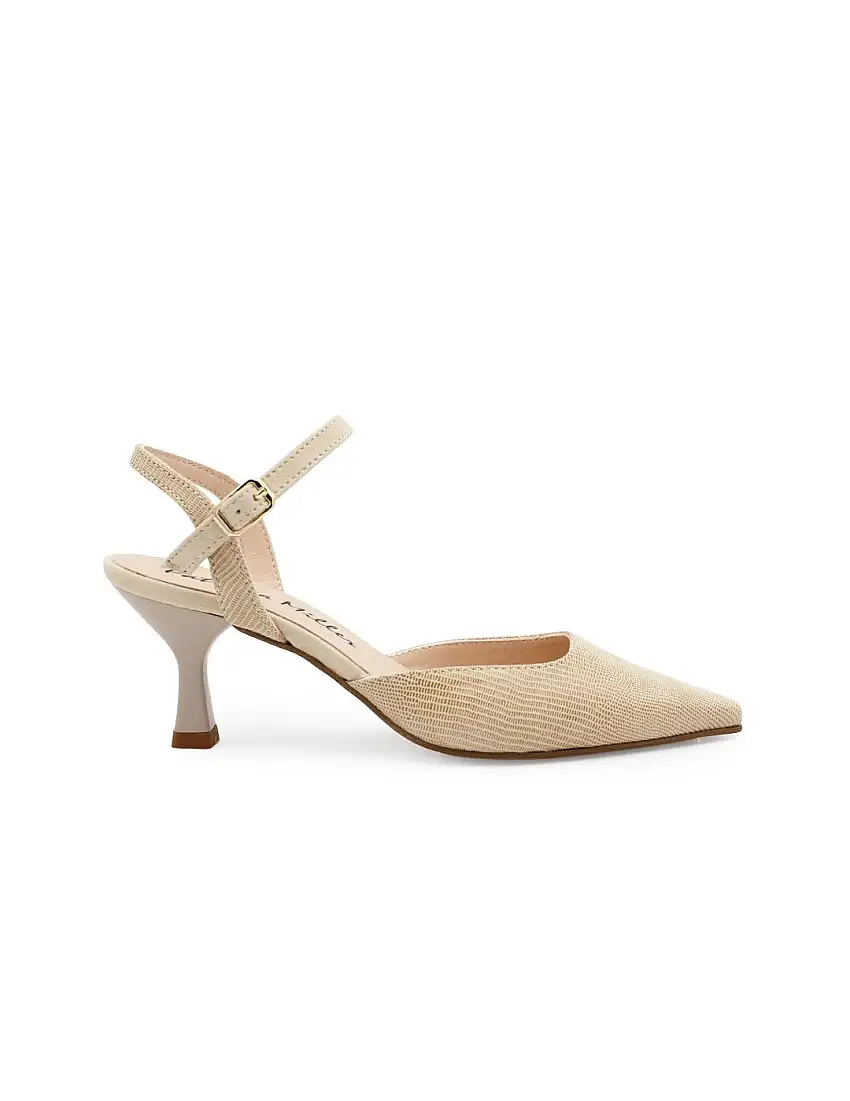Zapato Salón Destalonado Patricia Miller 7081 Electra Beige