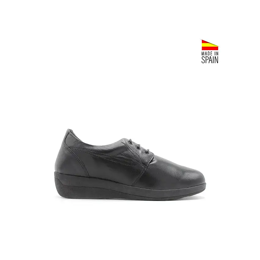 Zapato señora cuña cordones