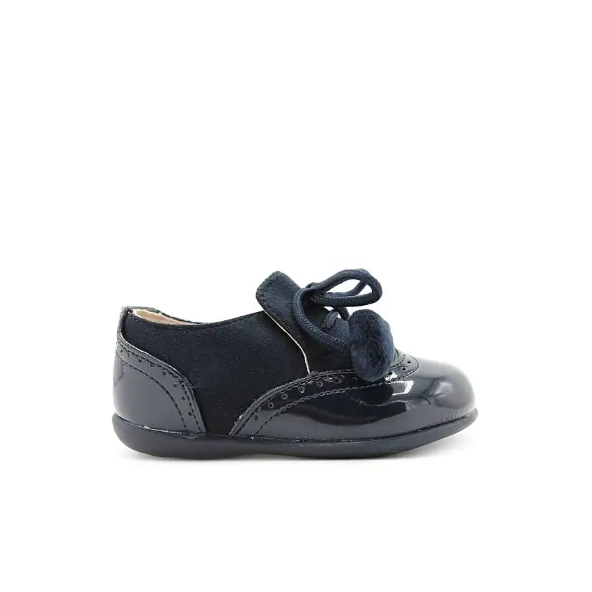 Zapato tassel charol azul marino